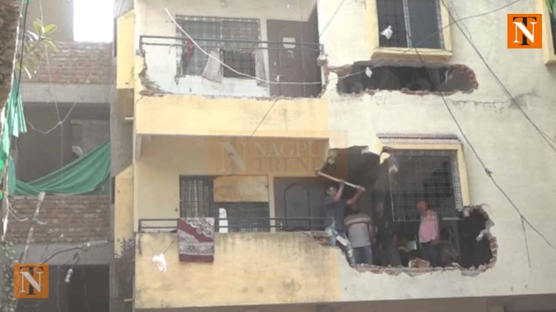 Nagpur Violence: NMC Demolishes House of Accused Mohammad Yusuf Sheikh